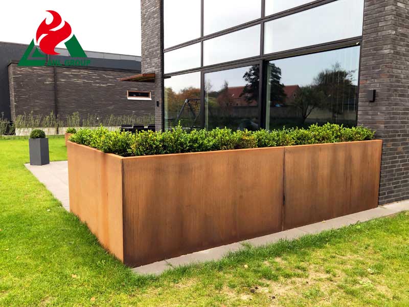 Decorative corten steel planters bunnings Factory
